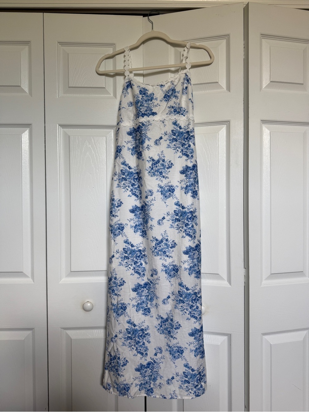 White and Blue dress